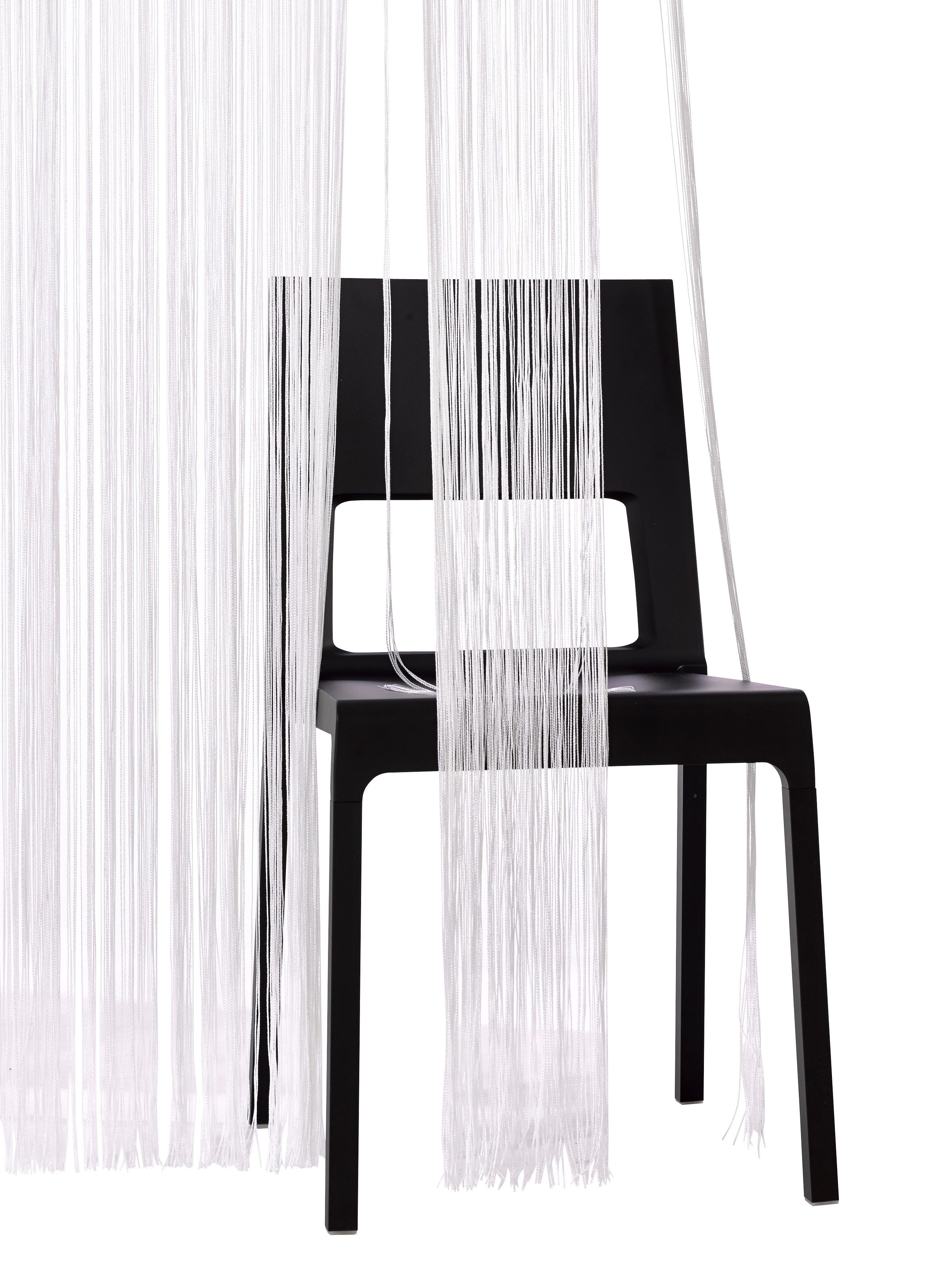 OTTO home Fadenvorhang Fao-Uni (1 St), Stangendurchzug, transparent, Kräuselband, multifunktional, transparent, Polyester, pflegeleicht – Bild 4 von 5