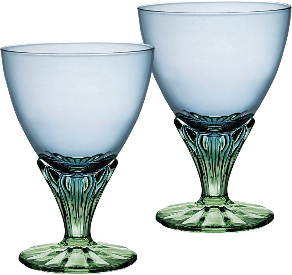 Emilja Eisschale Glas, durchgefärbtes Dessertschale Bahia 2 Glas Stück, 34cl 