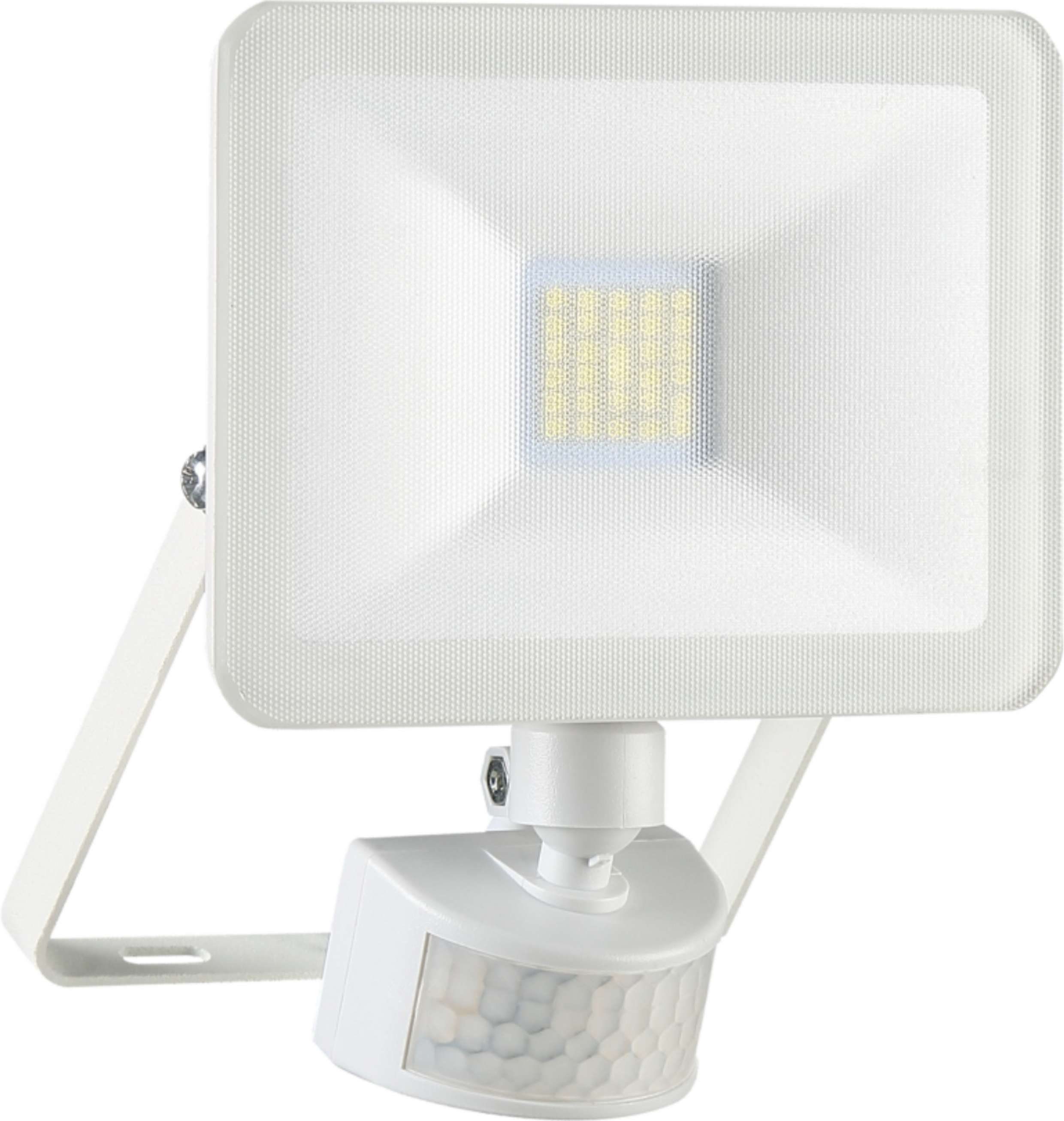 Elro LED Wandstrahler LF60, SMD-LED-Chip, Tageslichtweiß, LED-Strahler, Bewegungsmelder, Wasserdicht, Frostbeständig weiss