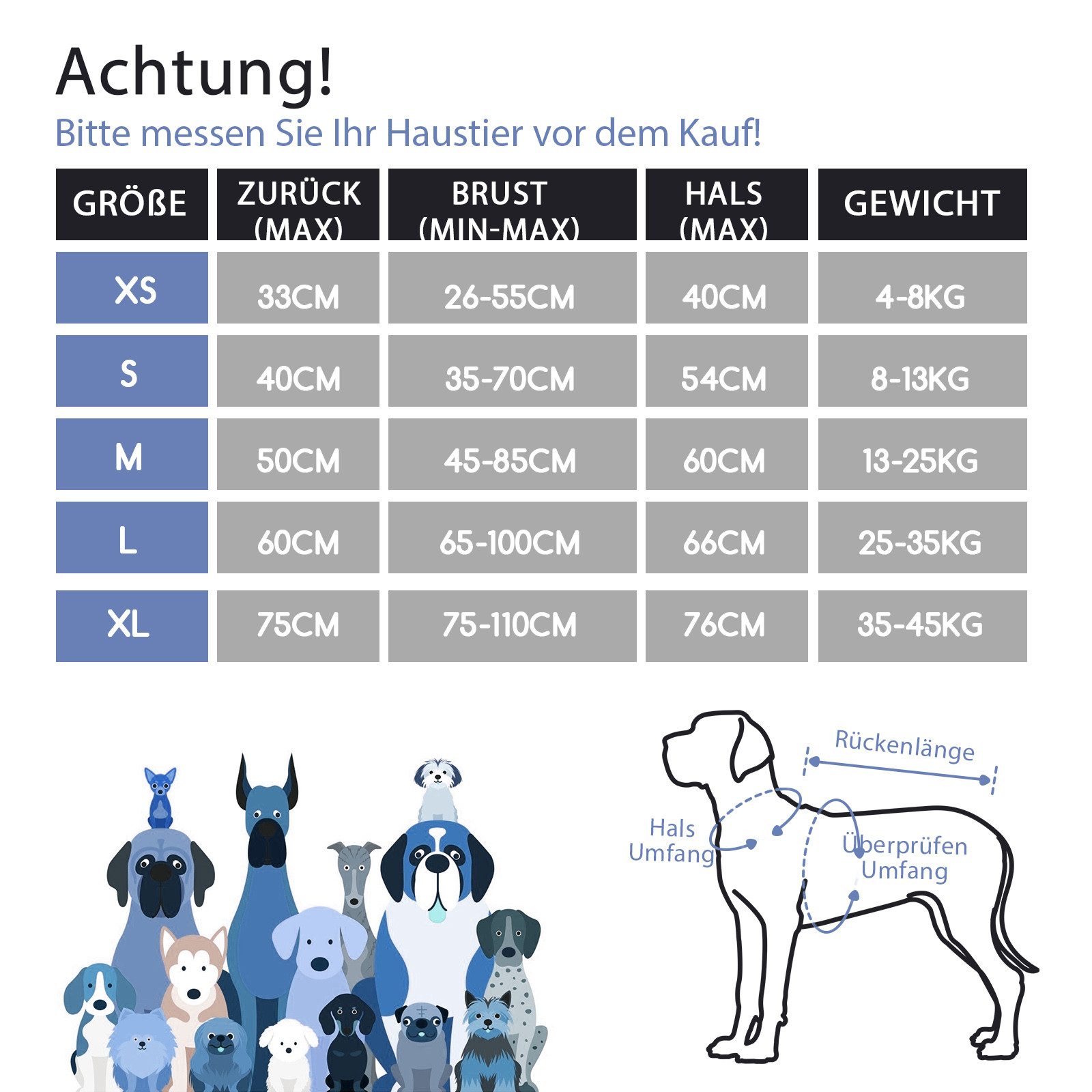 nobleza Hundebademantel Hundebademantel Mikrofaser mit Klettverschluss