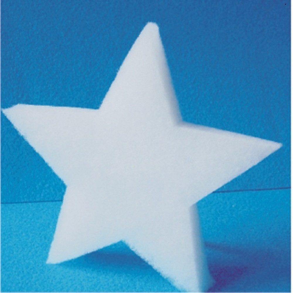 Erwin Hennecken GmbH Fensterdekoration Winterdeko Ein STERN 41cm aus 4cm FORMWATTE. 1 Stück