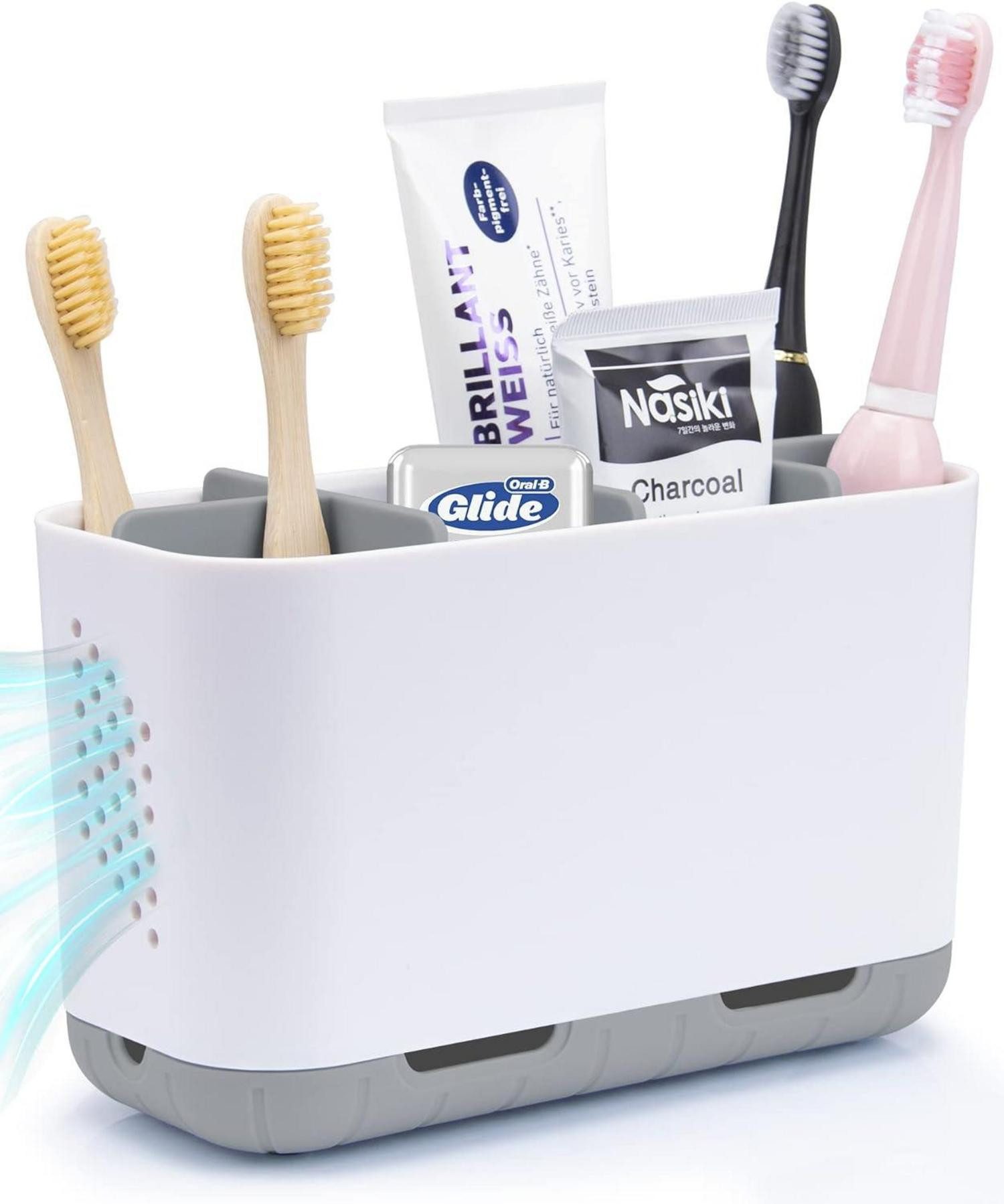 LuxusKollektion Badaccessoire-Set Zahnbürstenhalter Organizer Elektrische Z günstig online kaufen