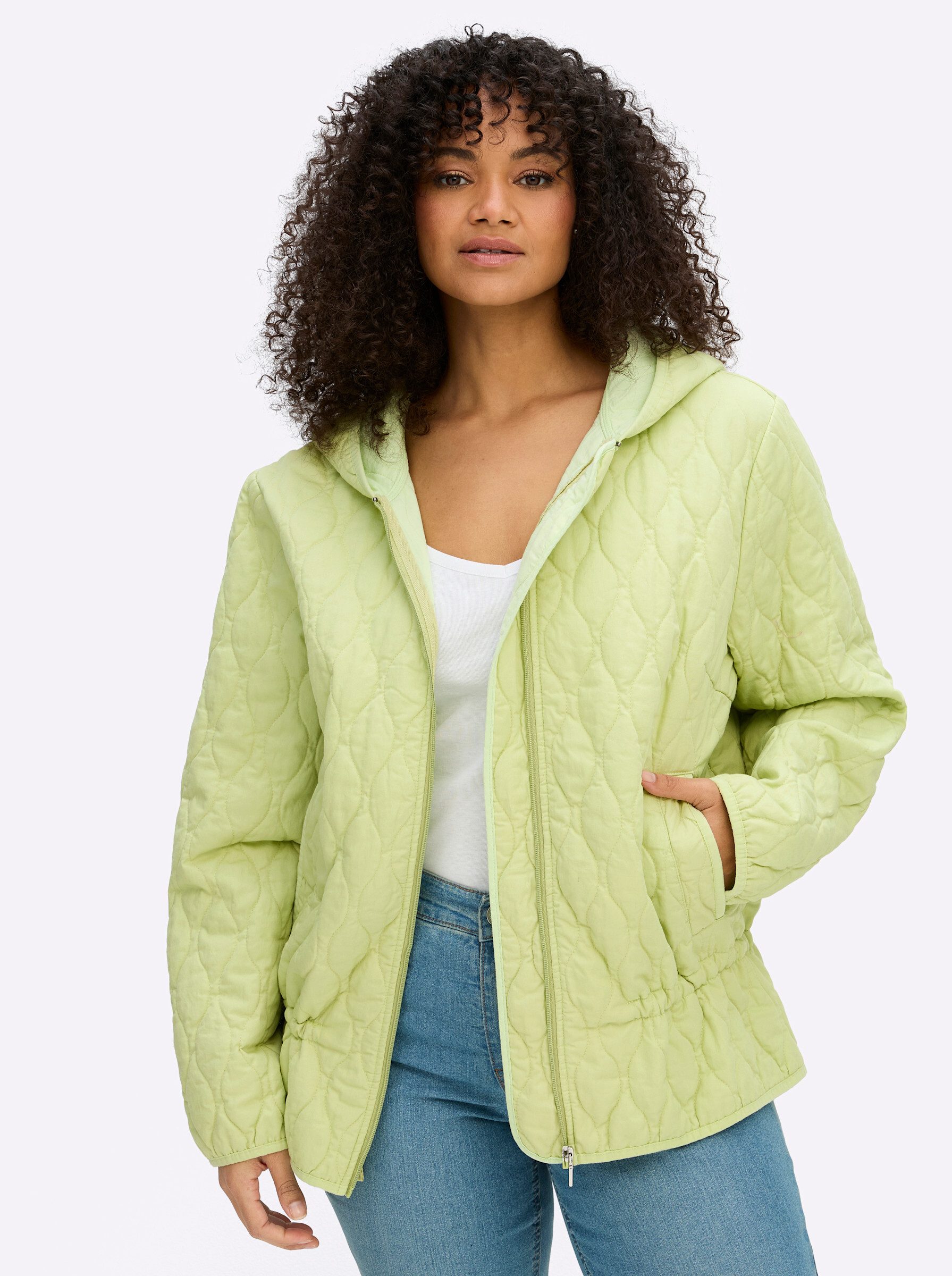 Sheego Allwetterjacke Kapuzenjacke Langarm günstig online kaufen