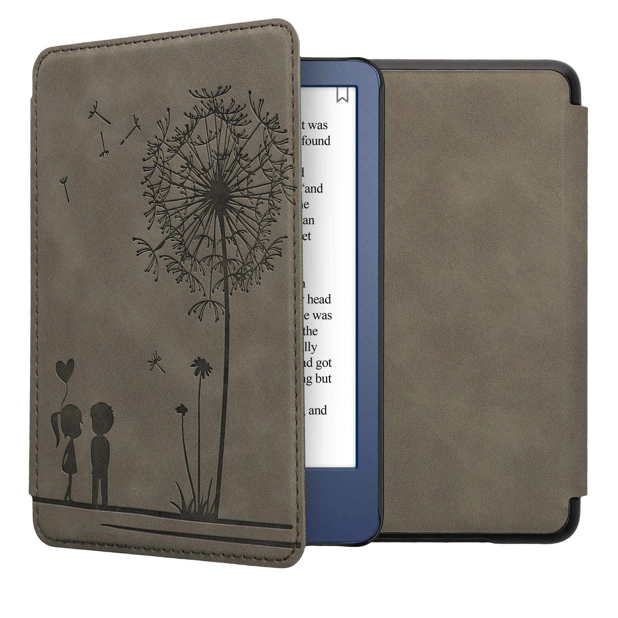 kwmobile E-Reader-Hülle Schutzhülle für Amazon Kindle (2022/2024) Hülle, eReader Flip Case mit Auto Sleep Funktion