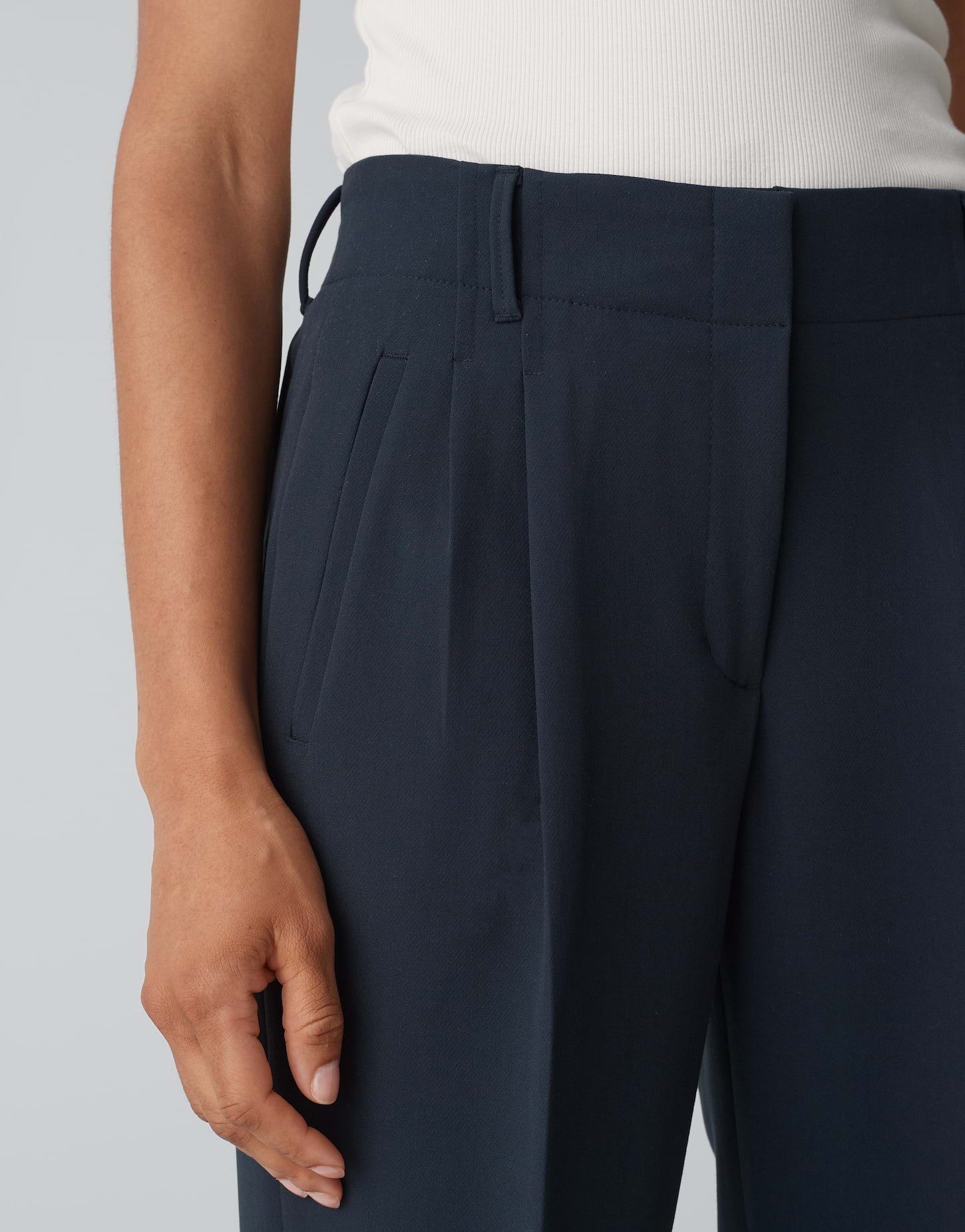 OPUS Stoffhose City Pants MULONA Relaxed mit Gummibund