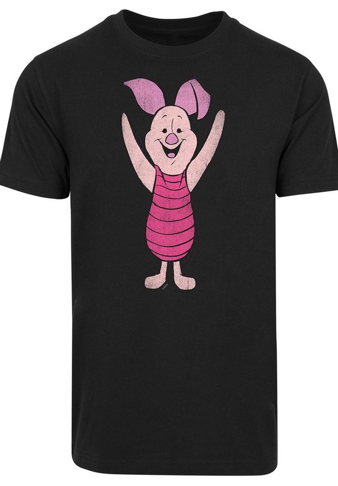 F4NT4STIC T-Shirt Disney Winnie The Pooh Ferkel Classic Herren,Premium Merch ,Regular-Fit,Basic,Bedruckt