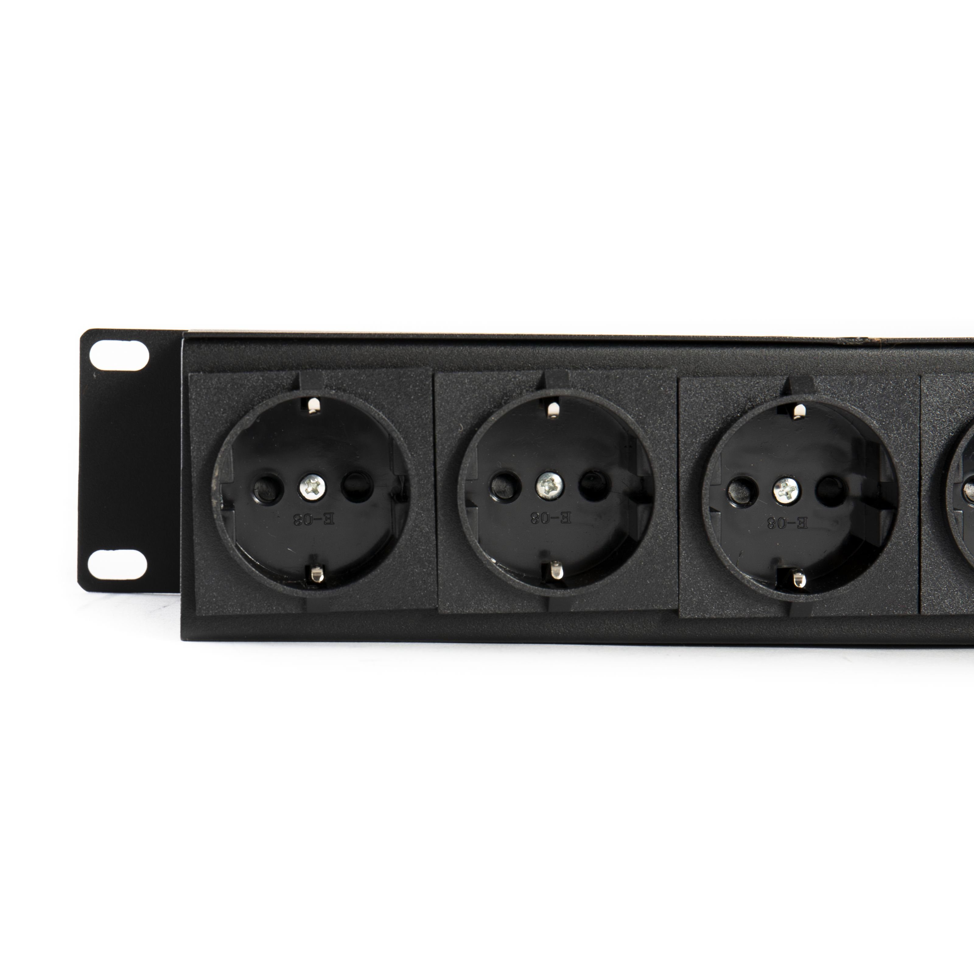 lightmaXX Stromverteiler (Power Panel 8 - Steckdosenleiste für Bühne Theater Diskotheken und Clubs Stromunterverteiler, Stromversorgung für Beleuchtung, Stromun – Bild 4 von 5