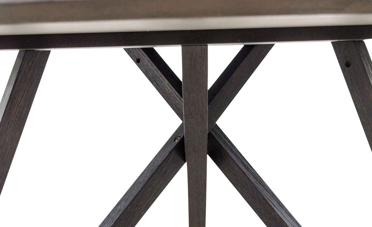 120 Designer Casa Esszimmermöbel mineralbeschichteter mit Padrino Luxus Esstisch Esstisch 76 x cm H. Tischplatte -