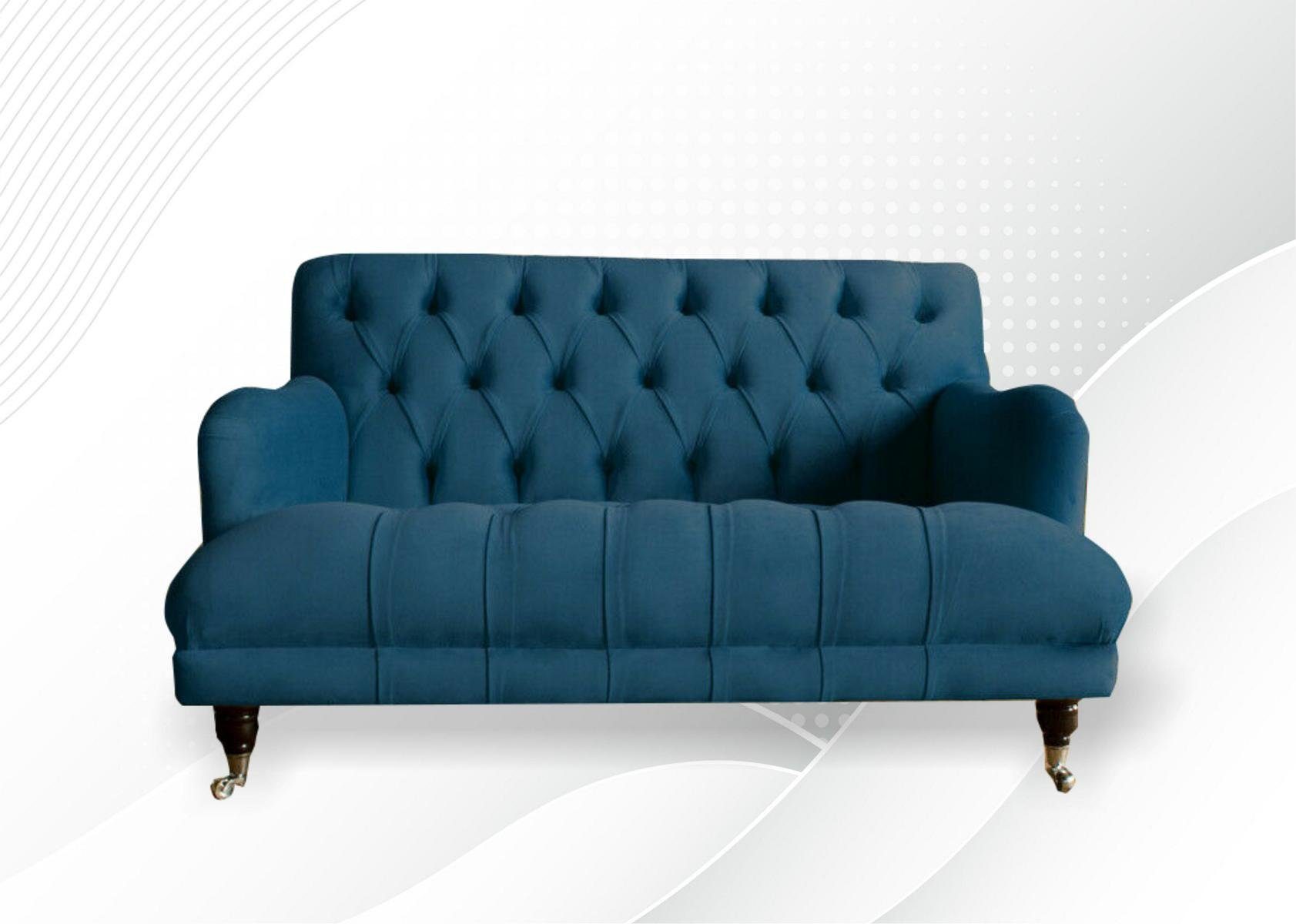 Chesterfield Sofa JVmoebel 135 Sitzer Design Chesterfield-Sofa, cm 2 Couch