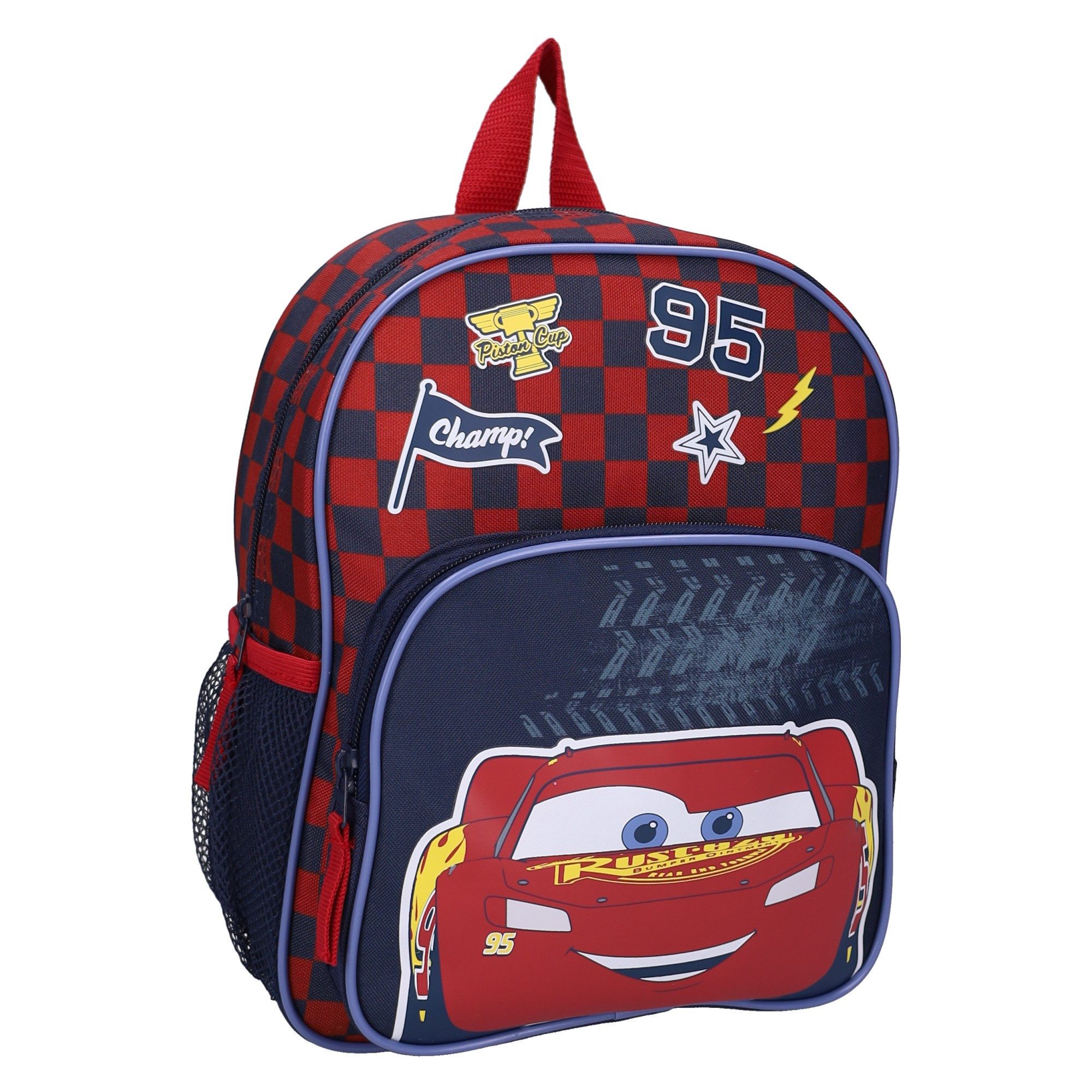 Disney Cars Rucksack für Kinder Hit The Road mit 2 Fächern Seitenfach Schultergurten (1-tlg)