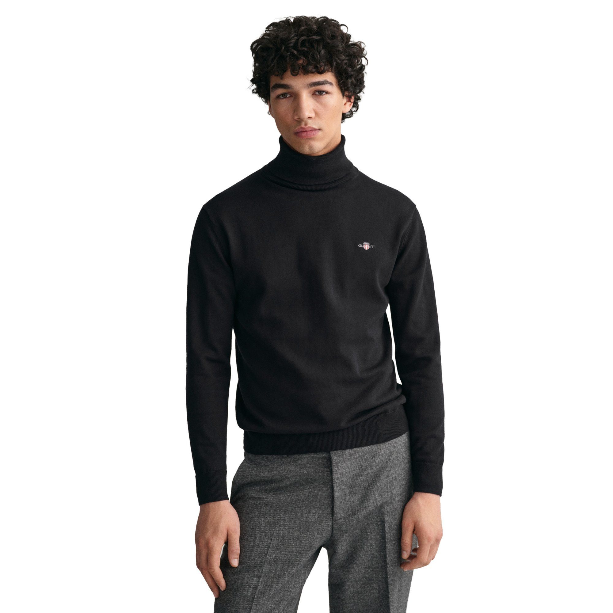 Gant Sweatshirt Herren Strickpullover Baumwolle günstig online kaufen