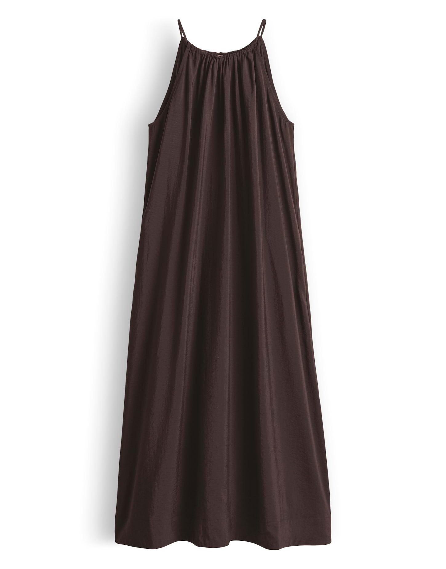 OPUS Trägerkleid Widala aus weicher Webware mit dezenter Struktur Mit Eingrifftaschen für praktische Alltagslooks
