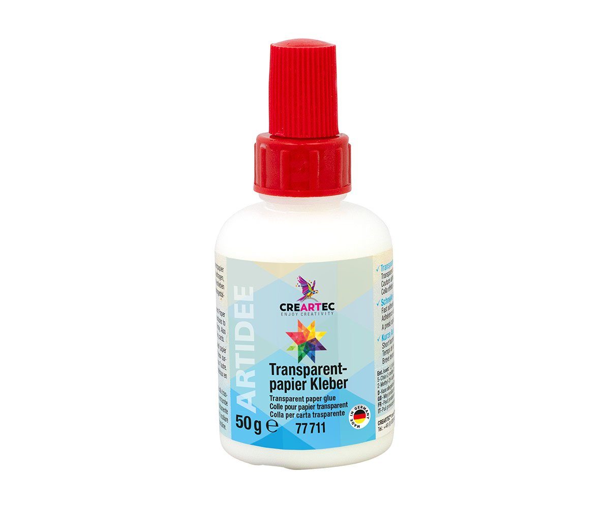 CREARTEC Klebstoff Transparentpapier Kleber - 50g, zum perfektem Verkleben günstig online kaufen