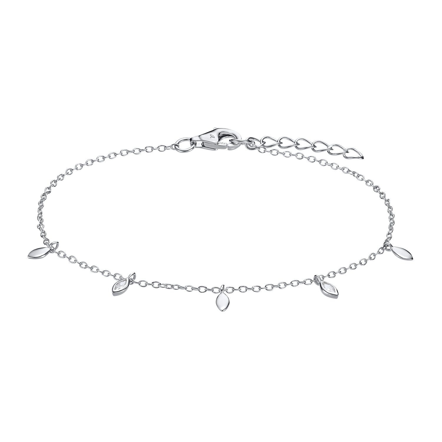 Amor Silberarmband für Damen, 925 Sterling Silber, Zirkonia synth. (Armband, 1-tlg)