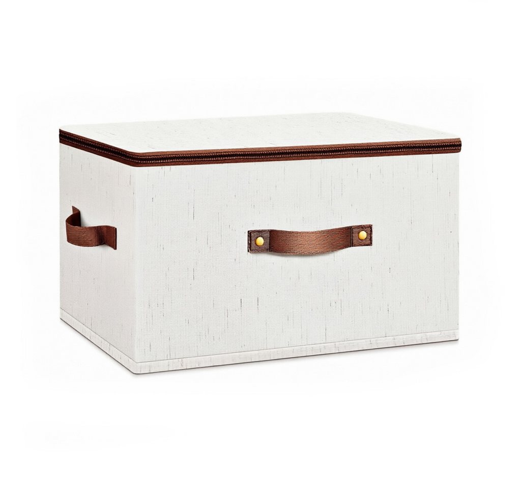 Diwzbyn Aufbewahrungsbox Faltbare Aufbewahrungsbox mit Deckel, aufbewahrungskoffer mit Reißverschluss