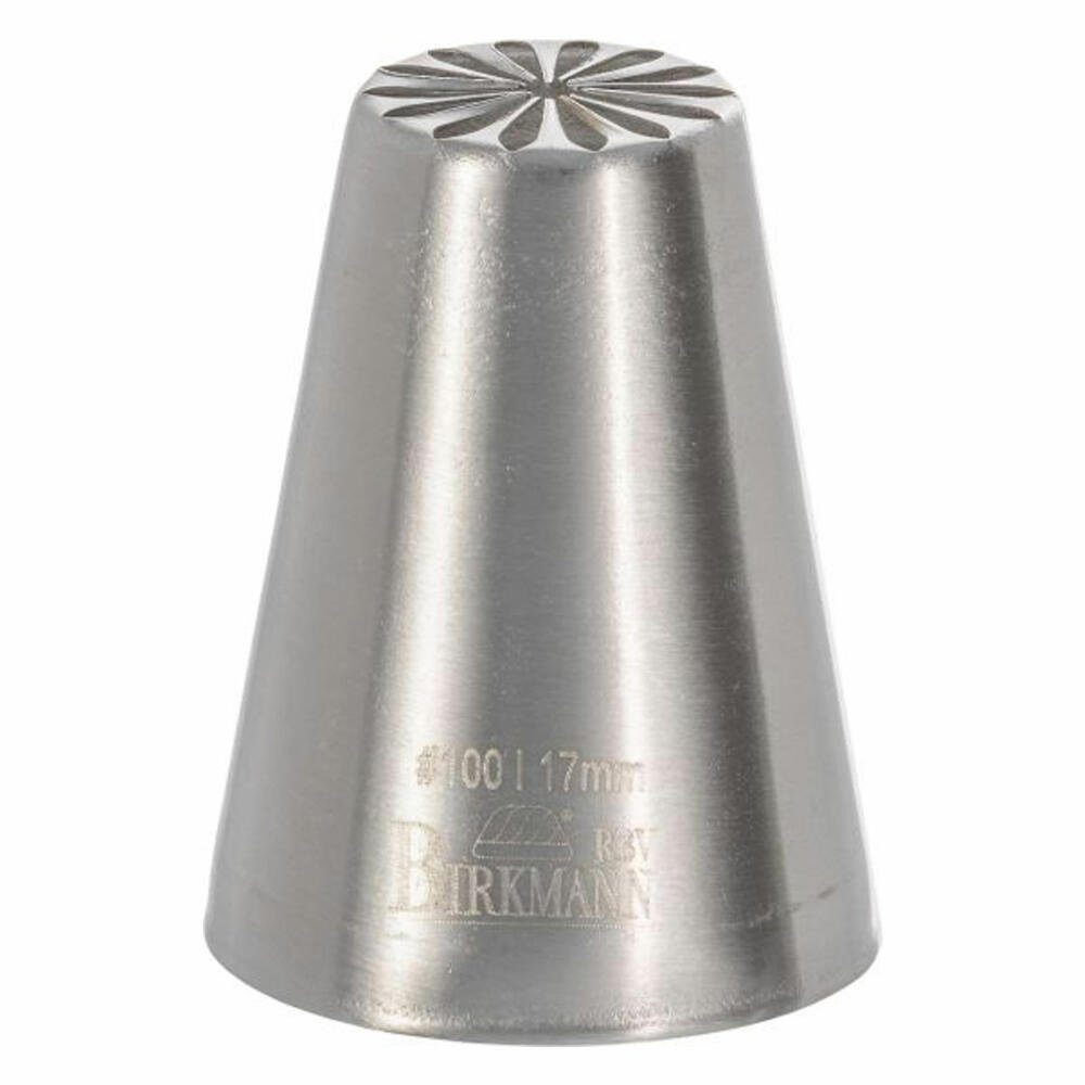 Birkmann Spritztüllen Designtülle #100, Ø 1.7 cm, Edelstahl