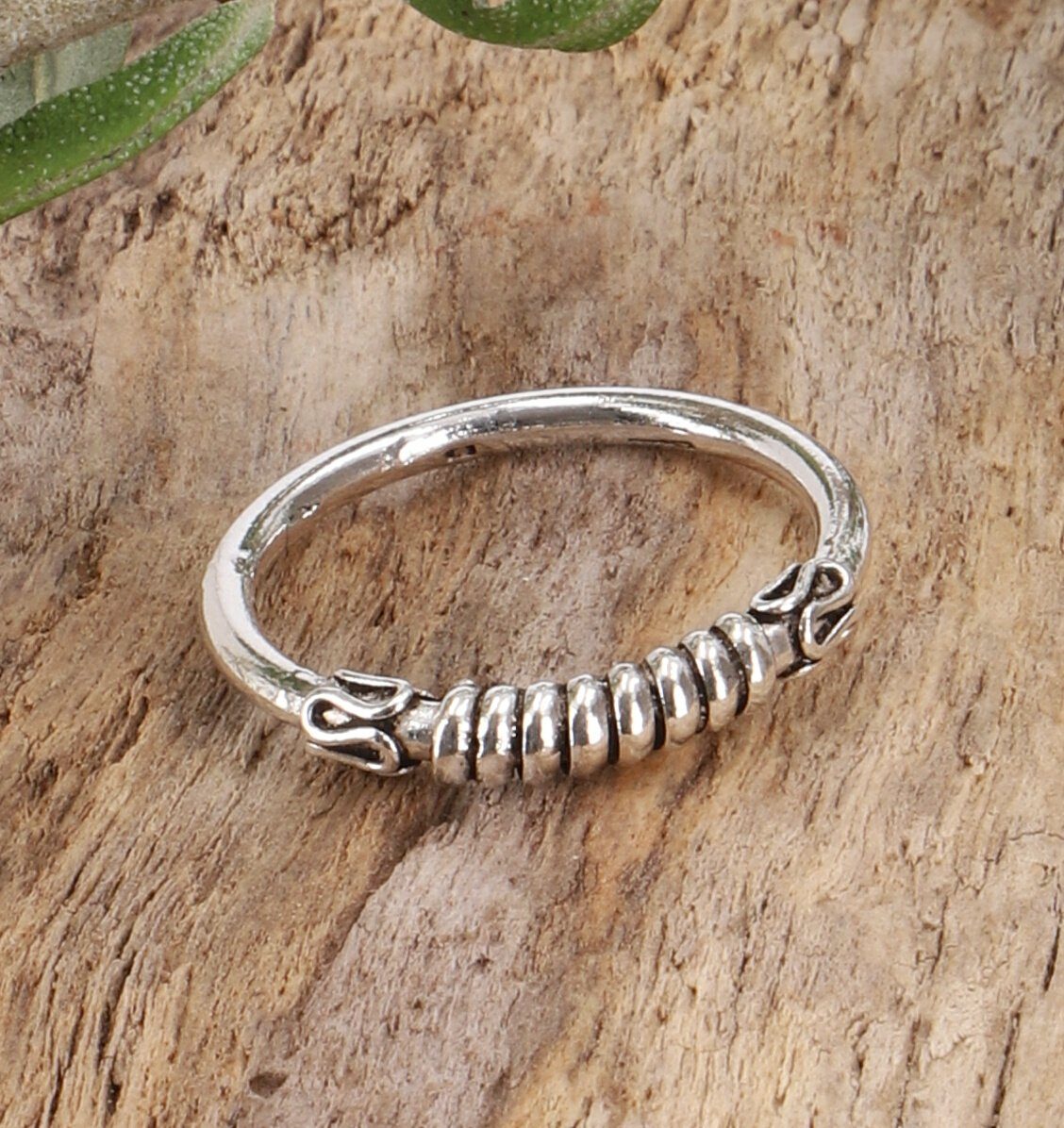 mm) 58,5 Ethno (18,5 - Style 28 Silberring Guru-Shop Boho Ring Silberring, Modell