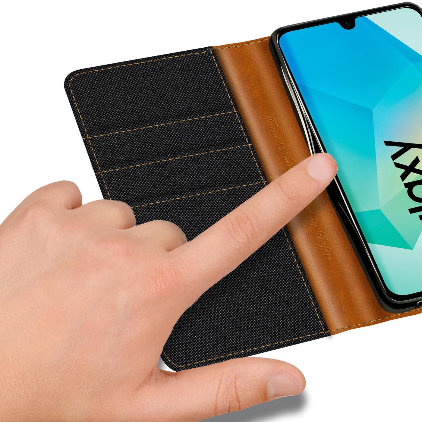CoolGadget Handyhülle Flip Case Wallet Cover Book Tasche für Samsung Galaxy A17 5G, Handy Tasche mit Kartenfach Book Schutzhülle – Bild 4 von 5