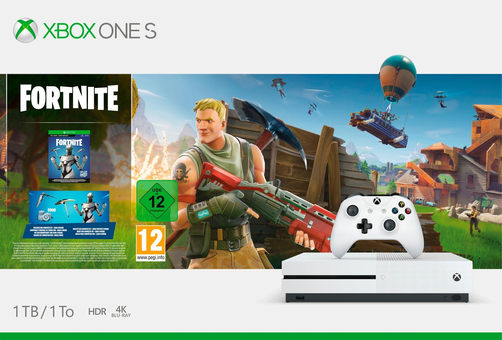 S 1TB (Bundle, inkl. Fortnite Bundle (digitale Vollversion) S 1TB (Bundle, inkl. Fortnite Bundle (digitale Vollversion)