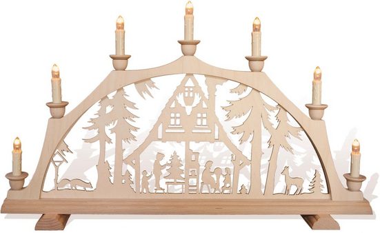 rauta Schwibbogen »"Im Waldhaus ist Weihnachten"« (1-tlg ...