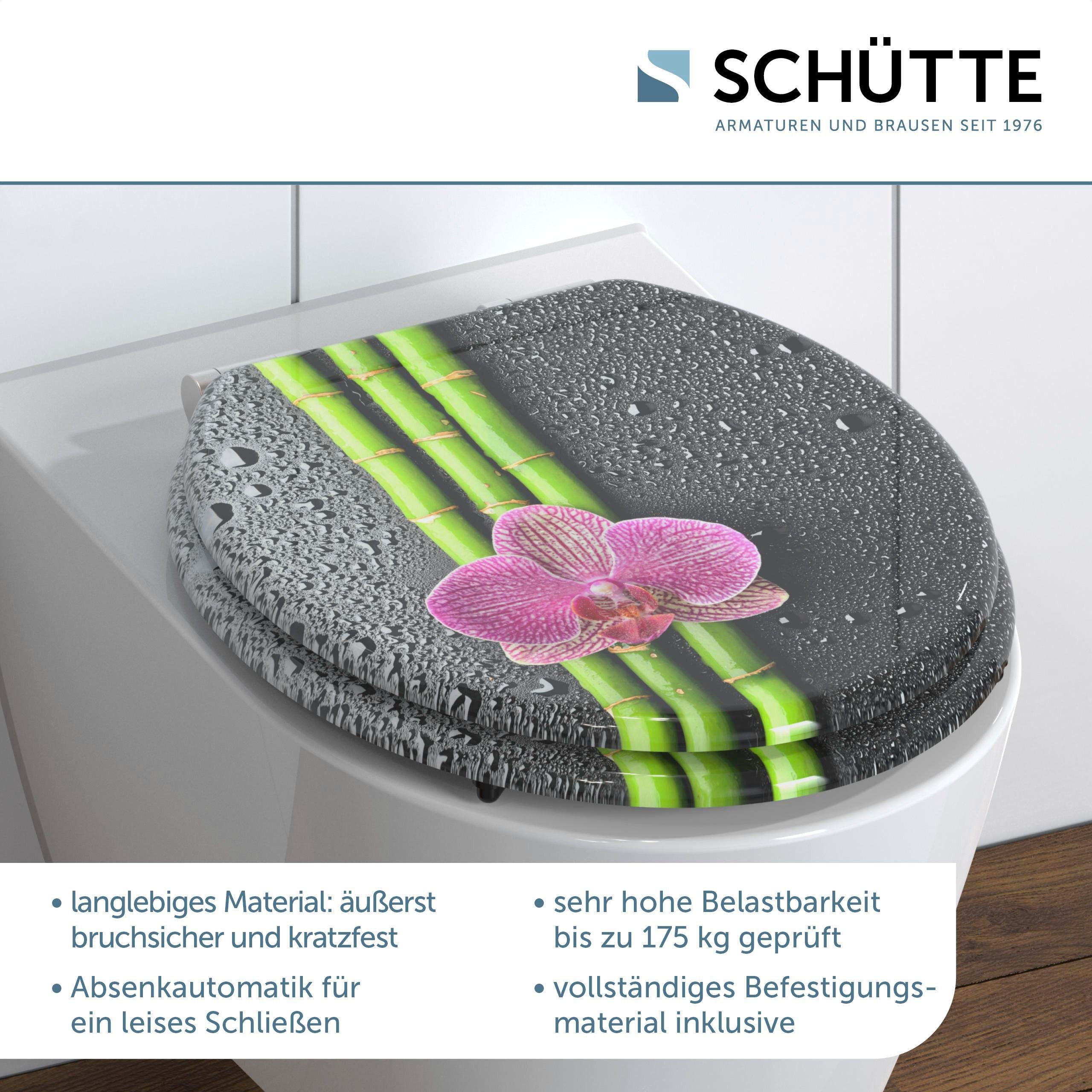 Schütte WC-Sitz Asia, mit Absenkautomatik und Holzkern, MDF günstig online kaufen