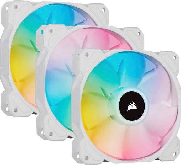 Corsair Gehäuselüfter SP120 RGB Elite PWM 12cm + Lighting Node CORE