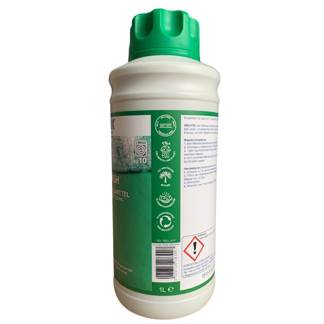 Nikwax NIKWAX TechWash 1 Liter Reinigungsmittel Kleidung Spezialwaschmittel