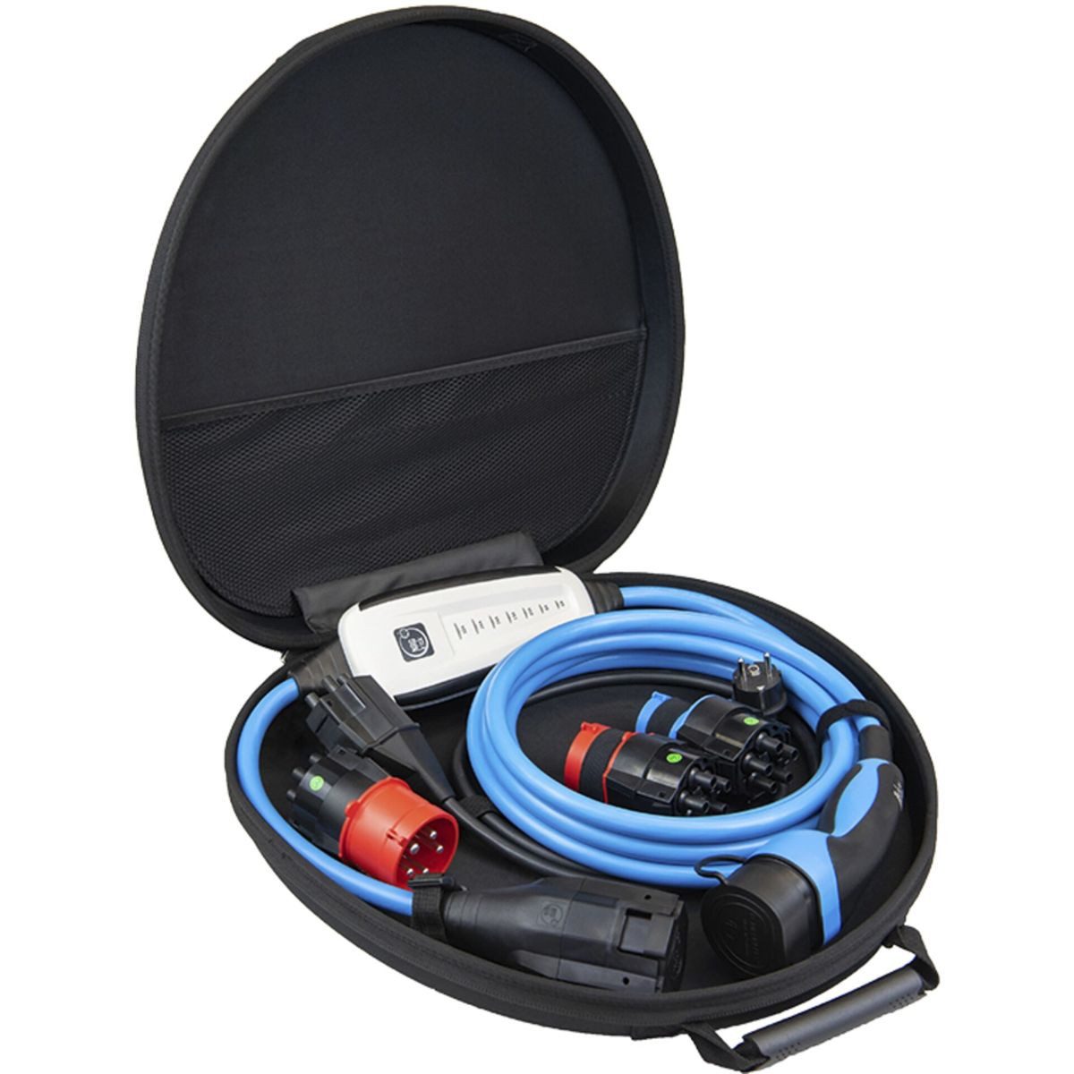 NRGkick Elektroauto-Ladestation 32A 10m Set Optimal GSM WLAN inkl. Adapter und