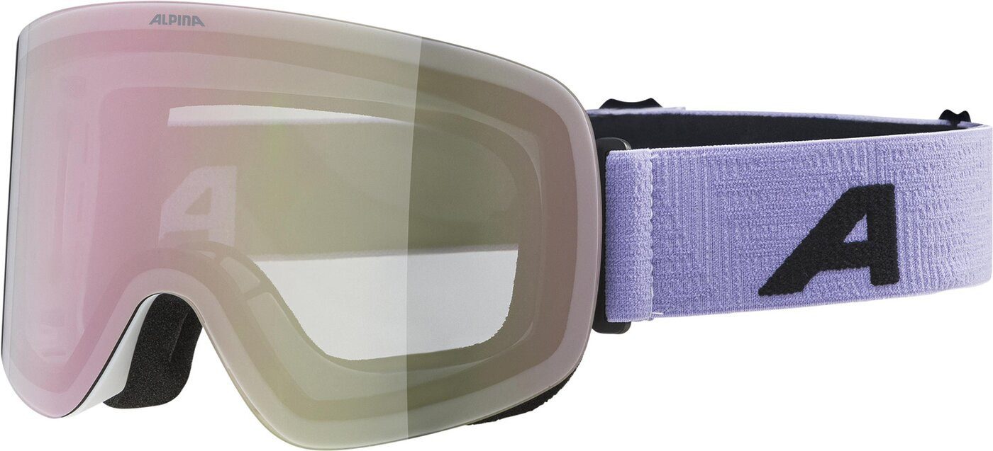 Alpina Sports Skibrille PENKEN WHITE-LILAC MATT