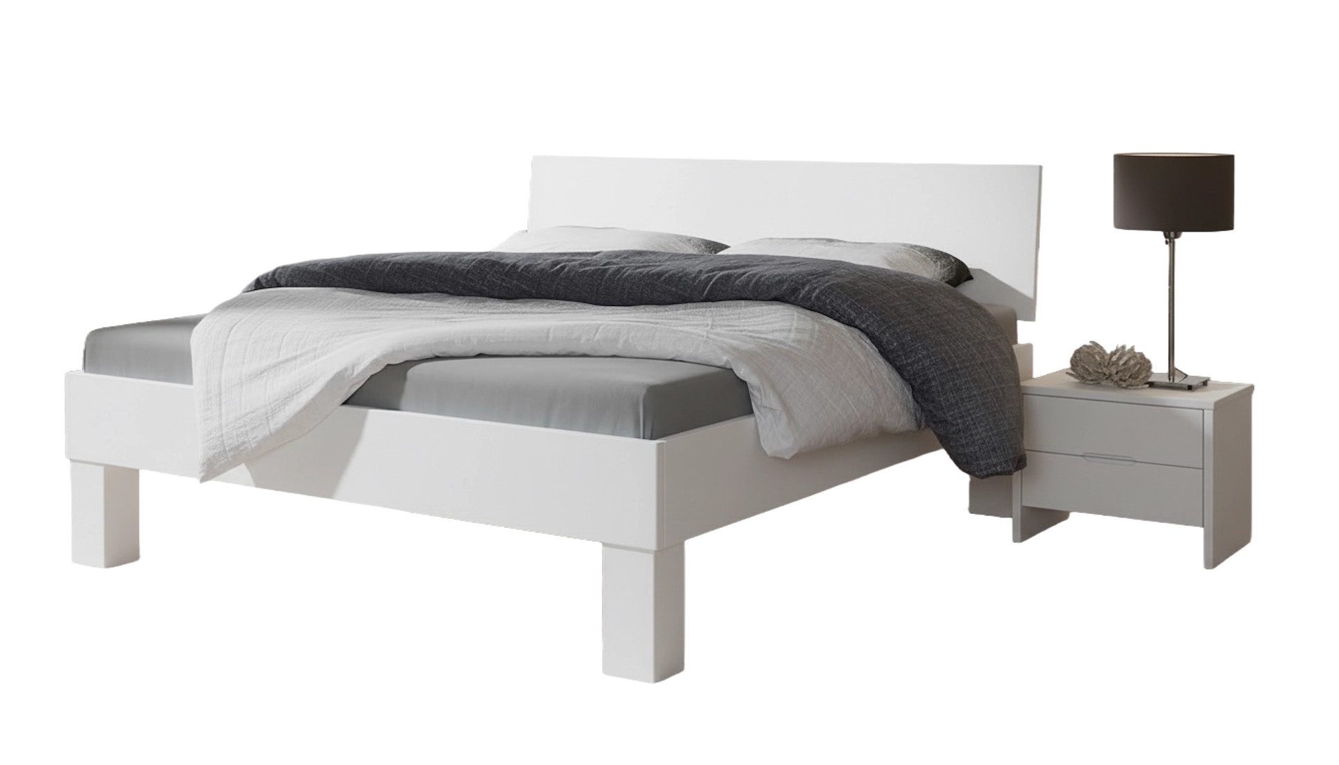 BedBox Massivholzbett Buche massiv Basic 01, Seniorengerecht