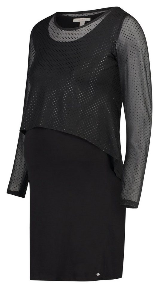 ESPRIT maternity Still-Kleid in schwarz