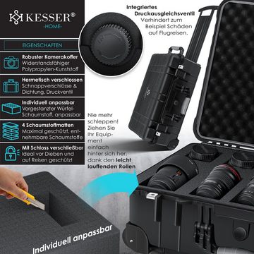 KESSER Kameratasche, Transportkoffer Kamerakoffer Werkzeugkoffer mit Schaumstoff