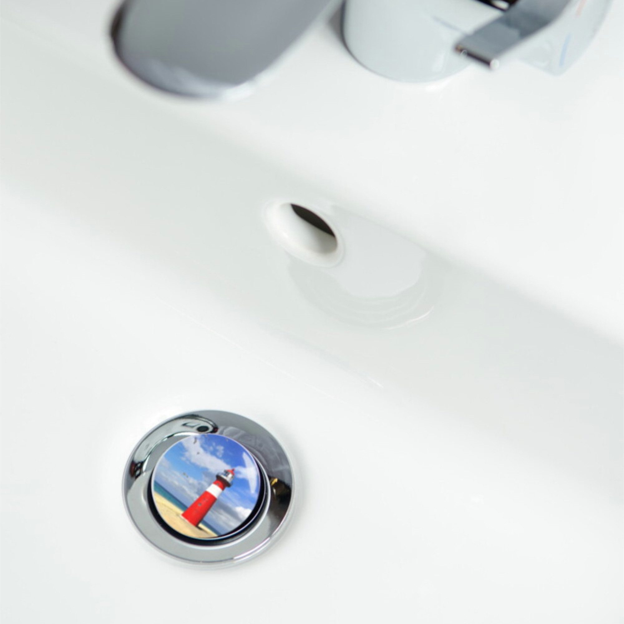 Sanilo Waschbeckenstöpsel mit Motiv, viele schöne Abflussstöpsel zur Auswahl, Ø 4 cm, hochwertig, universell, 100% wasserdicht – Bild 3 von 5