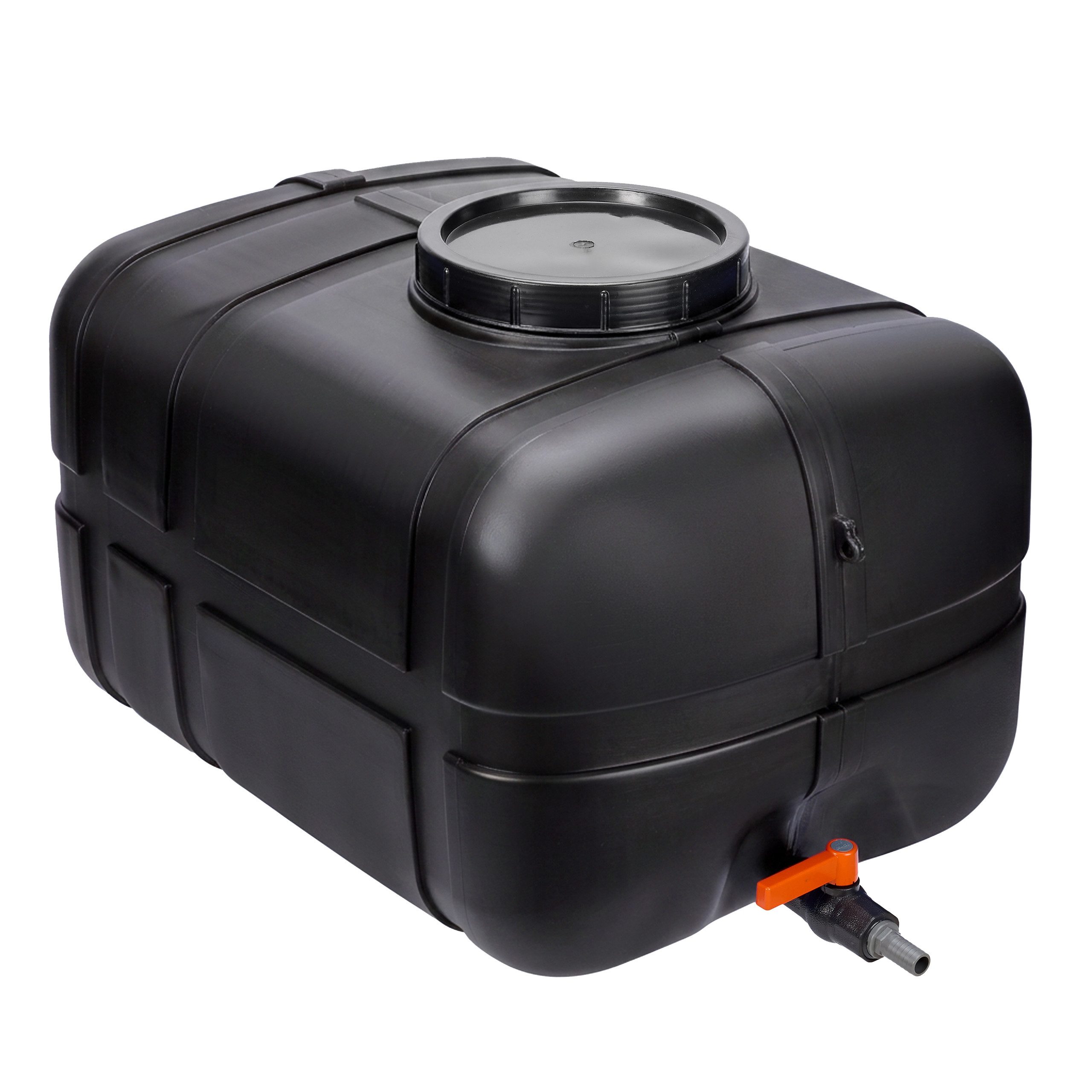 Garronda Regentonne Wasserbehälter mit Deckel Regenwassertank Großbehälter GD-0098, 150 l, (1-tlg), BPA-Frei
