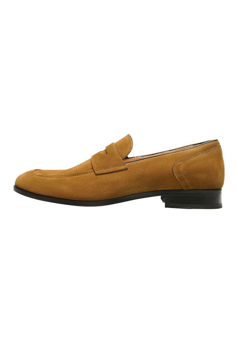 Henry Stevens Murray PL Businessschuh Loafer Herren Halbschuhe Leder handgefertigt, Anzugschuhe Slipper