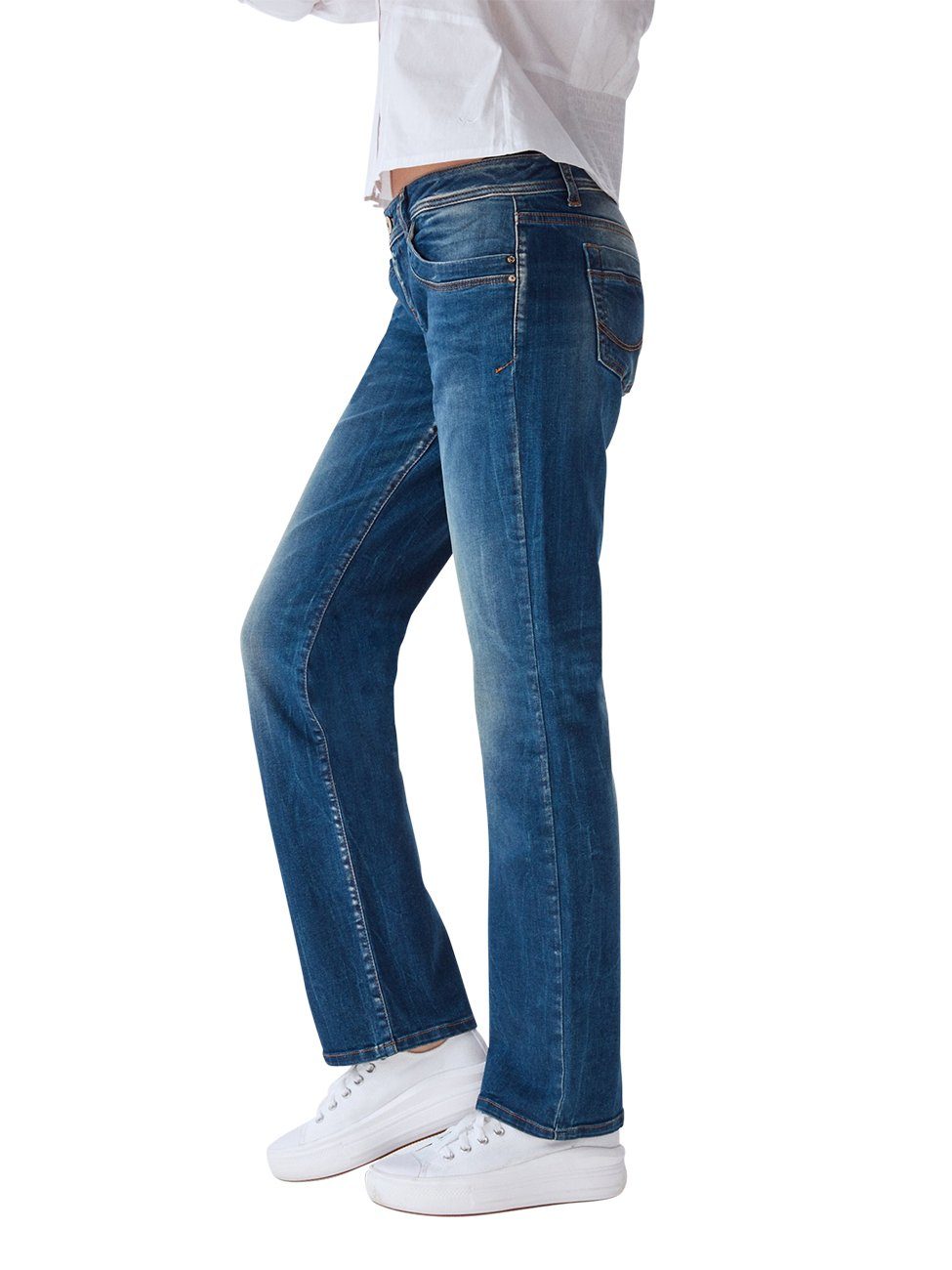 LTB Straight-Jeans Damen Jeanshose Valentine Regular Fit Denim Hose mit Stretch