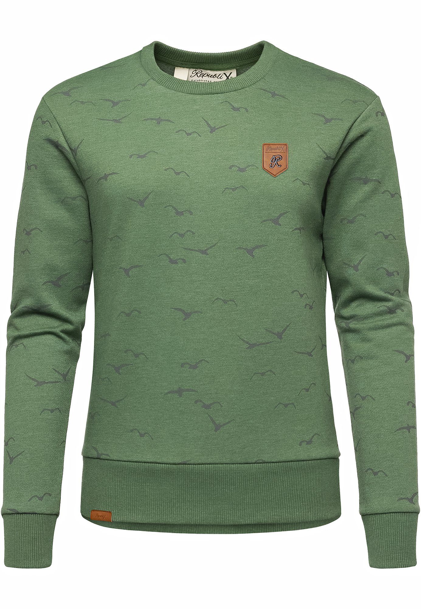 REPUBLIX Sweatshirt TYLA Damen Print Kapuzenpullover Sweatjacke Pullover Ho günstig online kaufen