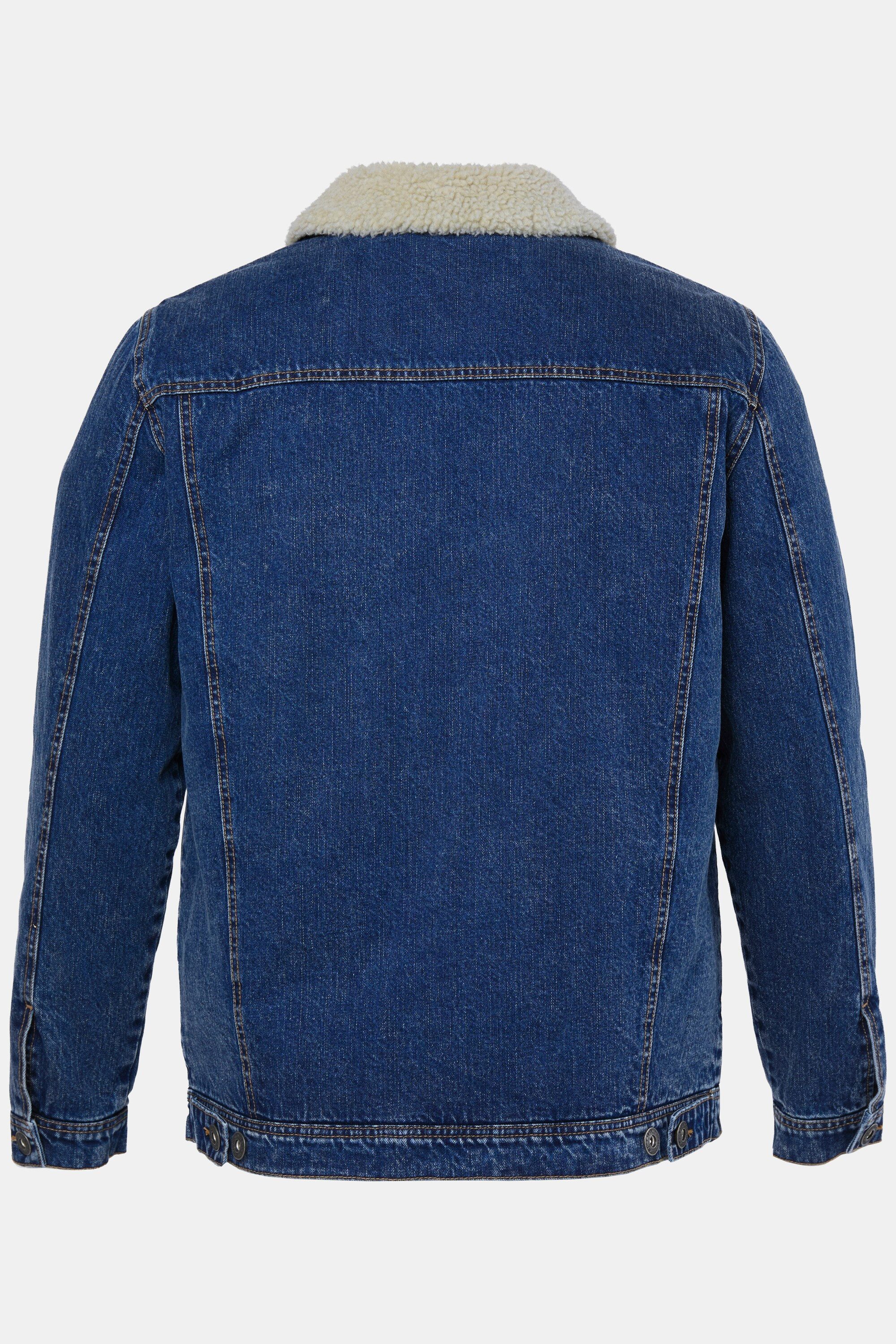 JP1880 Funktionsjacke Jeansjacke Denim Teddykragen Teddyfutter bis 8 XL – Bild 4 von 5
