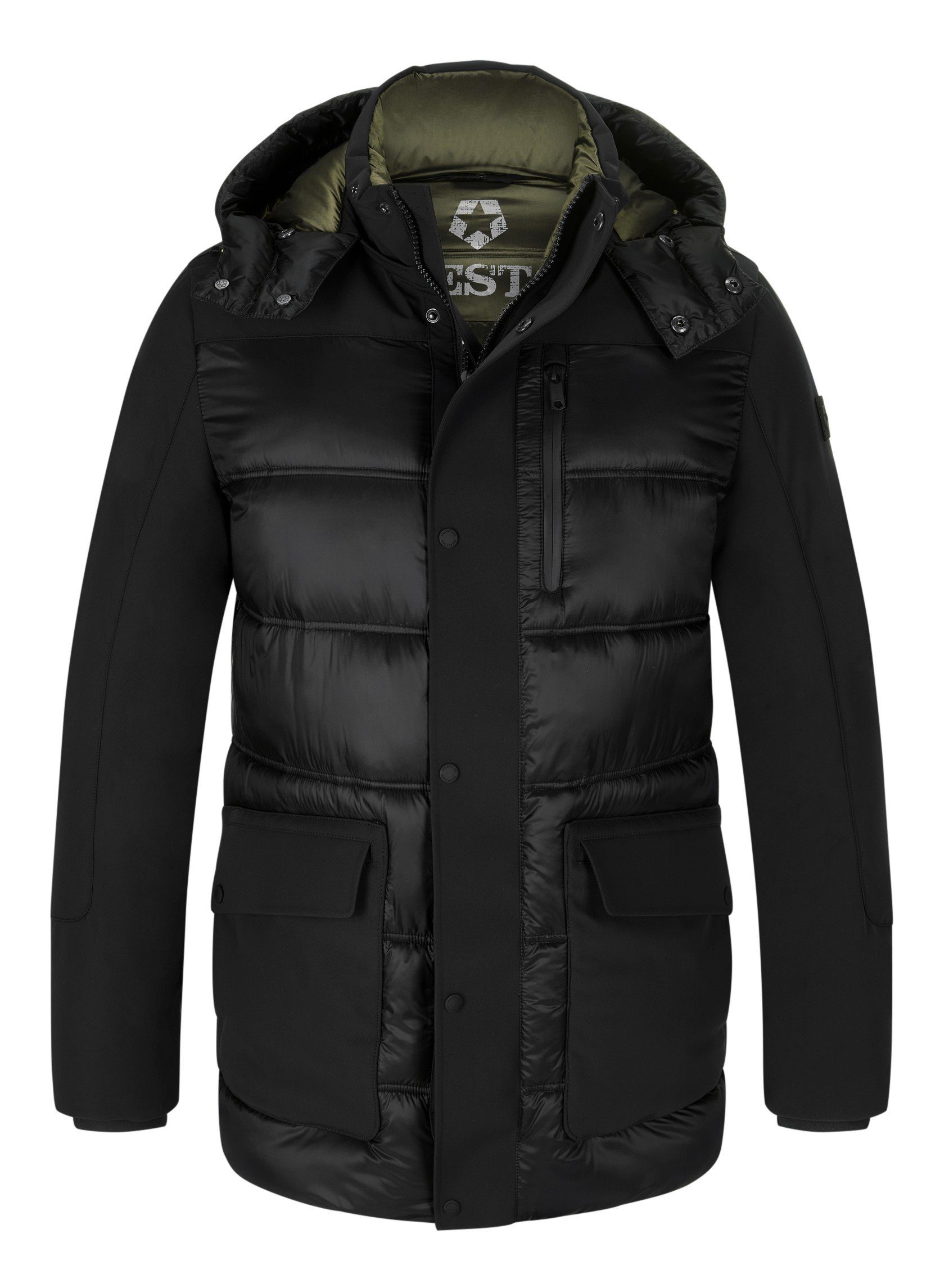 Milestone Steppjacke MSHunter mit abnehmbarer Kapuze günstig online kaufen