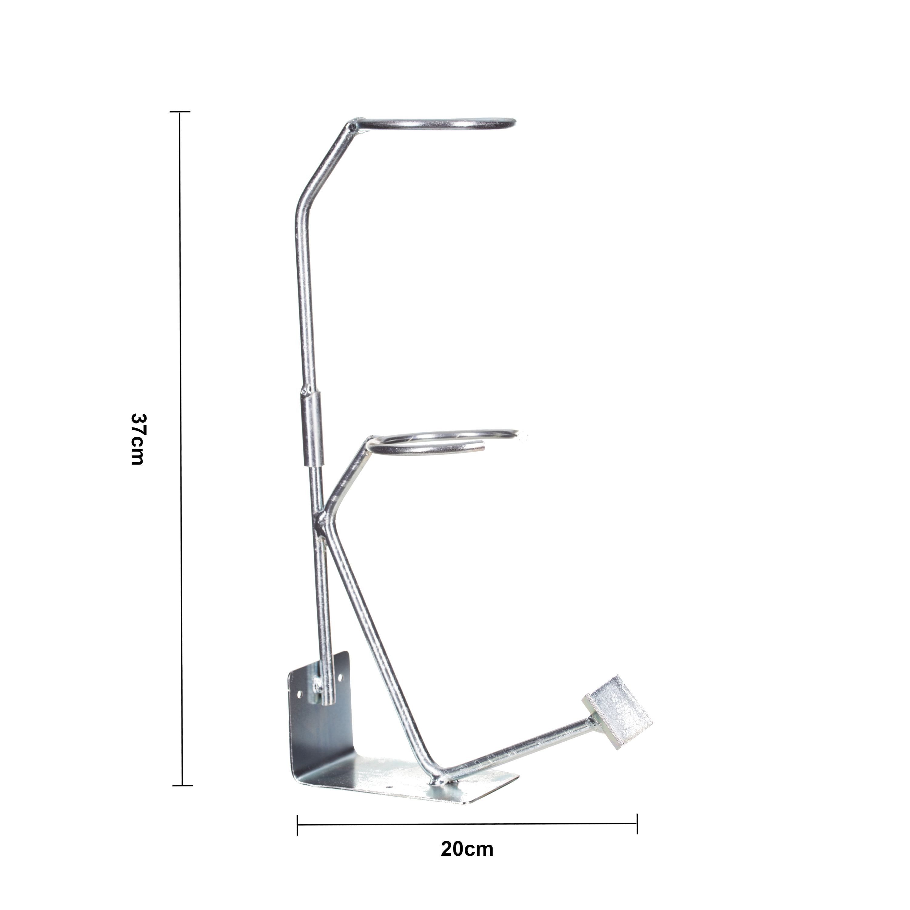 BENBOW Werkzeughalter Lackierpistolenhalter mit Siebhalter – 2-in-1 Wandhalterung, Halter für Lackierpistole und Lackiersieb 37 x 8,5 x 20 cm