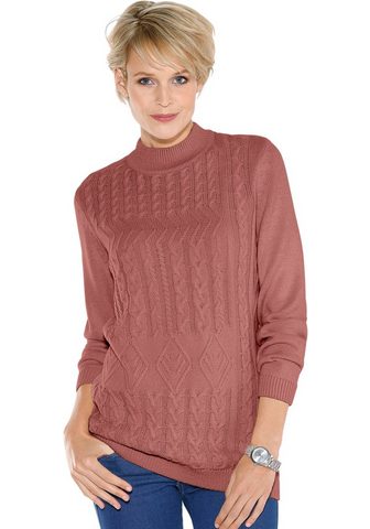 Пуловер с Zopf- и Fantasie-Muster