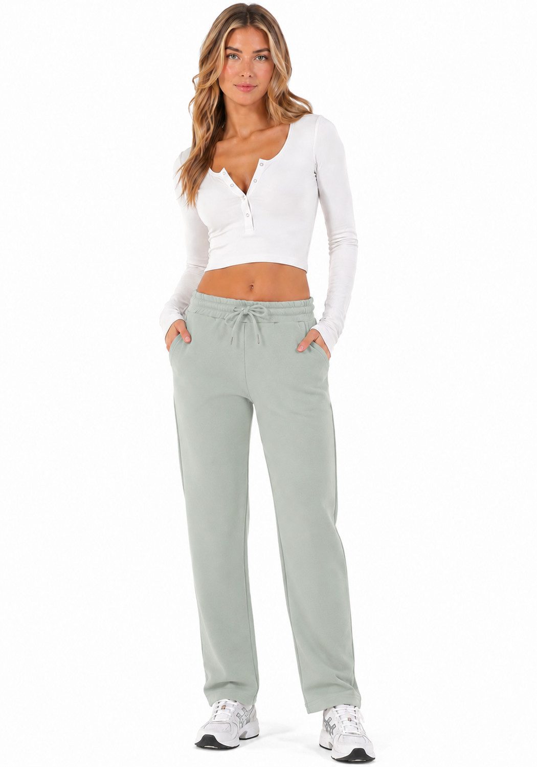 ROSS CAMP Jogginghose Jogginghose Damen (1-tlg) Lycra