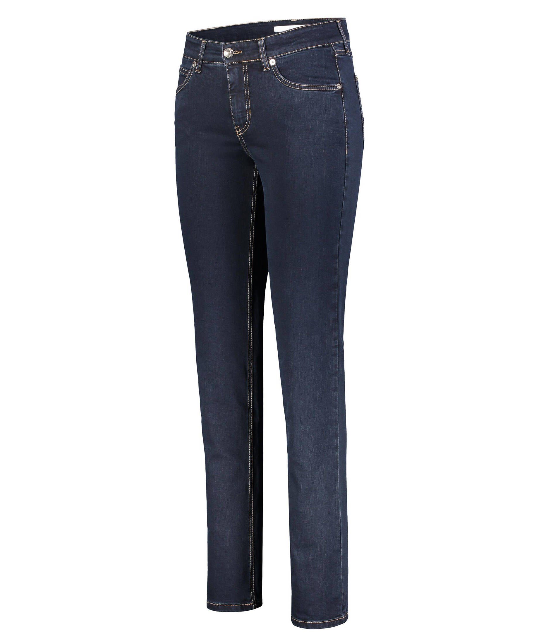 Jeans Damen Feminine 5-Pocket-Jeans MAC (1-tlg) Fit darkblue (83) MELANIE
