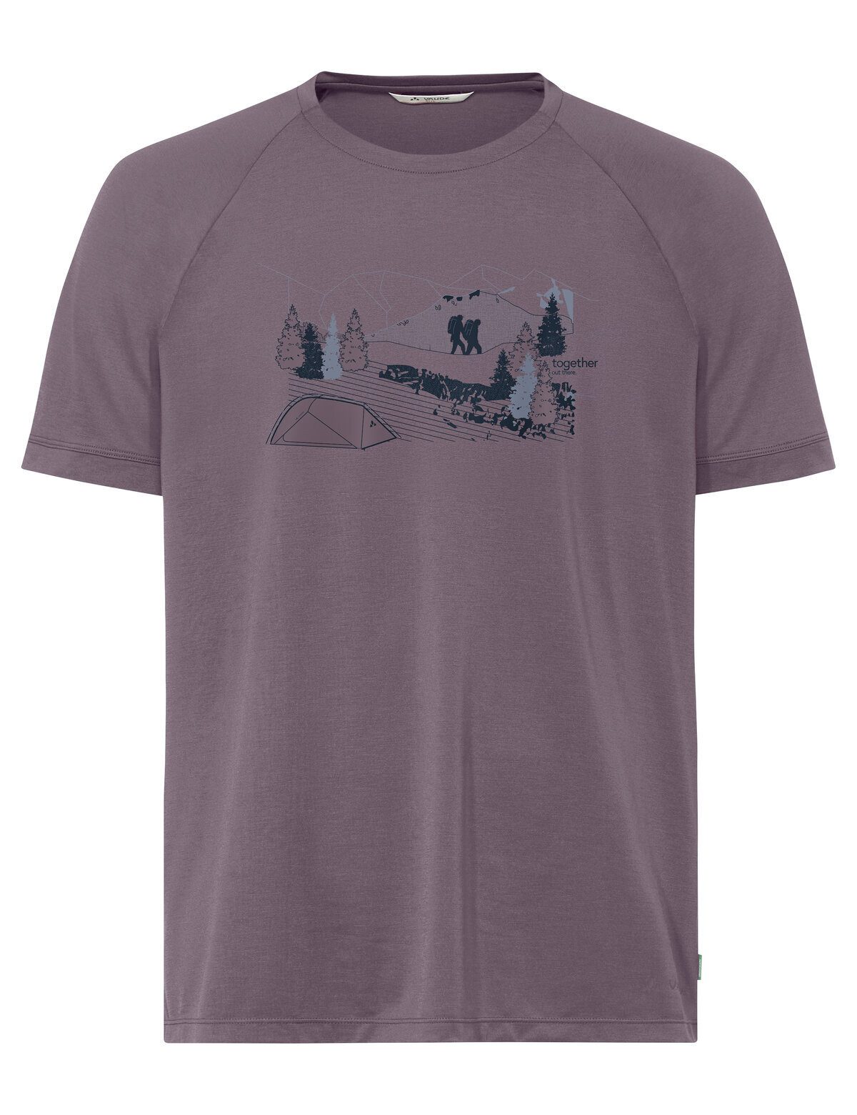 VAUDE T-Shirt Men's Gleann T-Shirt II (1-tlg) schnelltrocknendes und funktionelles Shirt