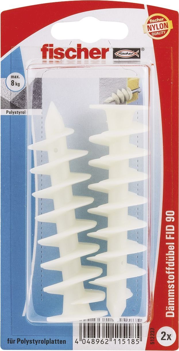 fischer Schrauben- und Dübel-Set Fischer Dämmstoffdübel FID 6.0 x 90 mm - 2 Stück