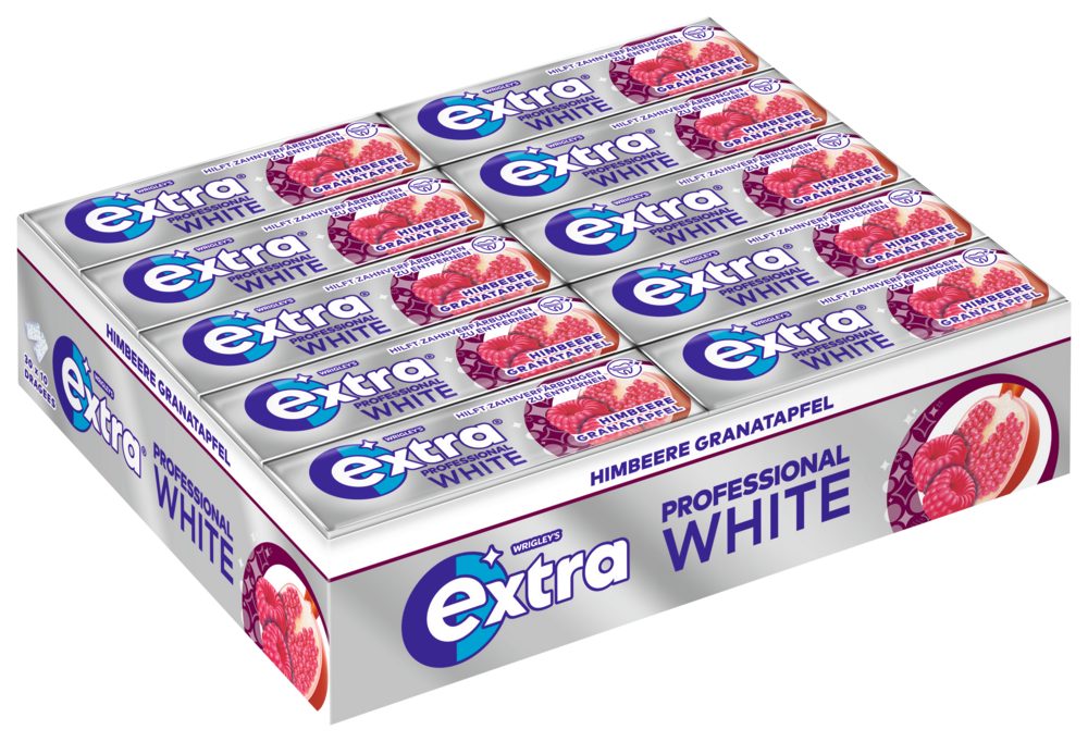Mars GmbH Süßigkeit EXTRA PROFESSIONAL White Himbeere Granatapfel 30x10 Dragees