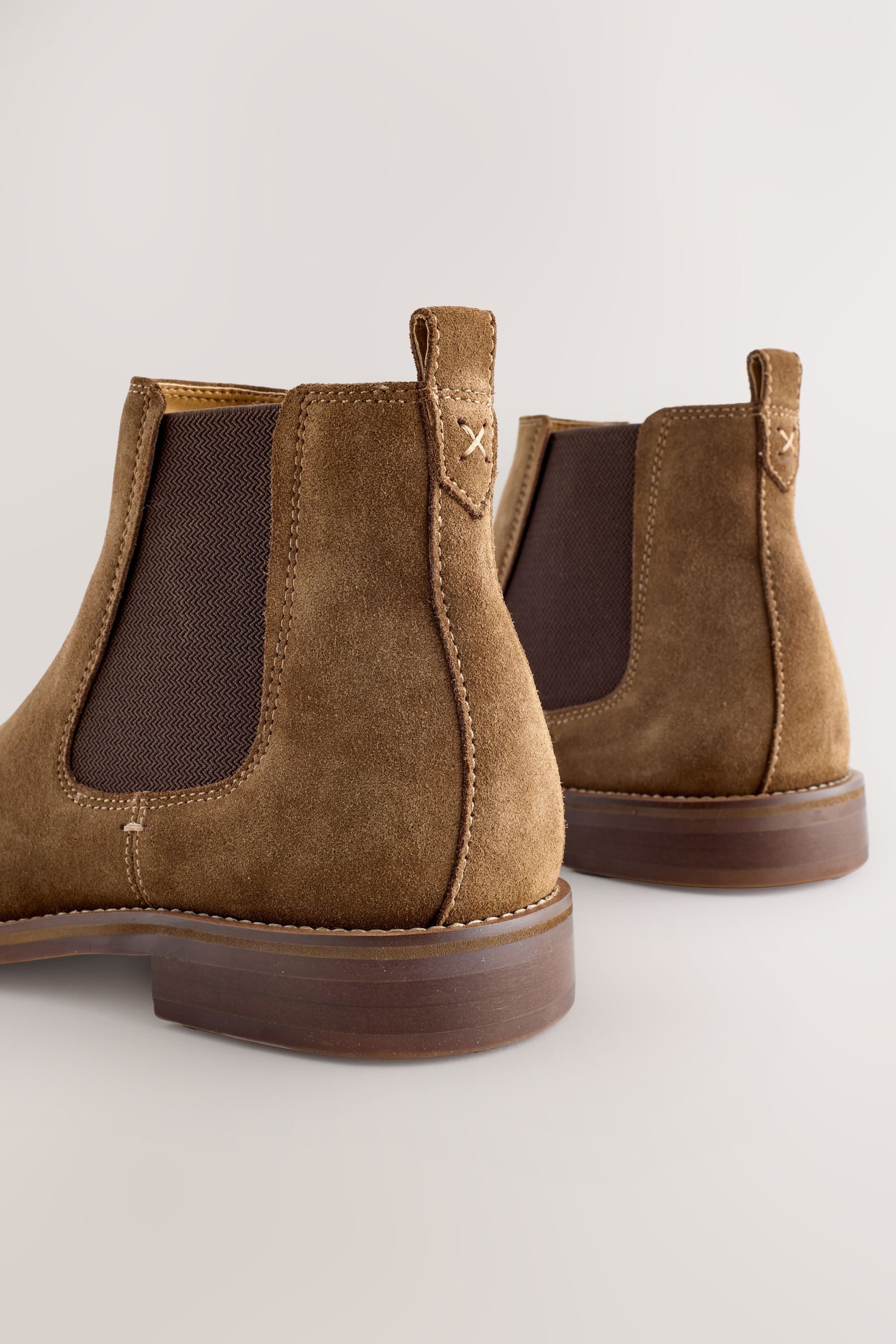 Next Stiefelette aus Veloursleder Chelseaboots (1-tlg) günstig online kaufen