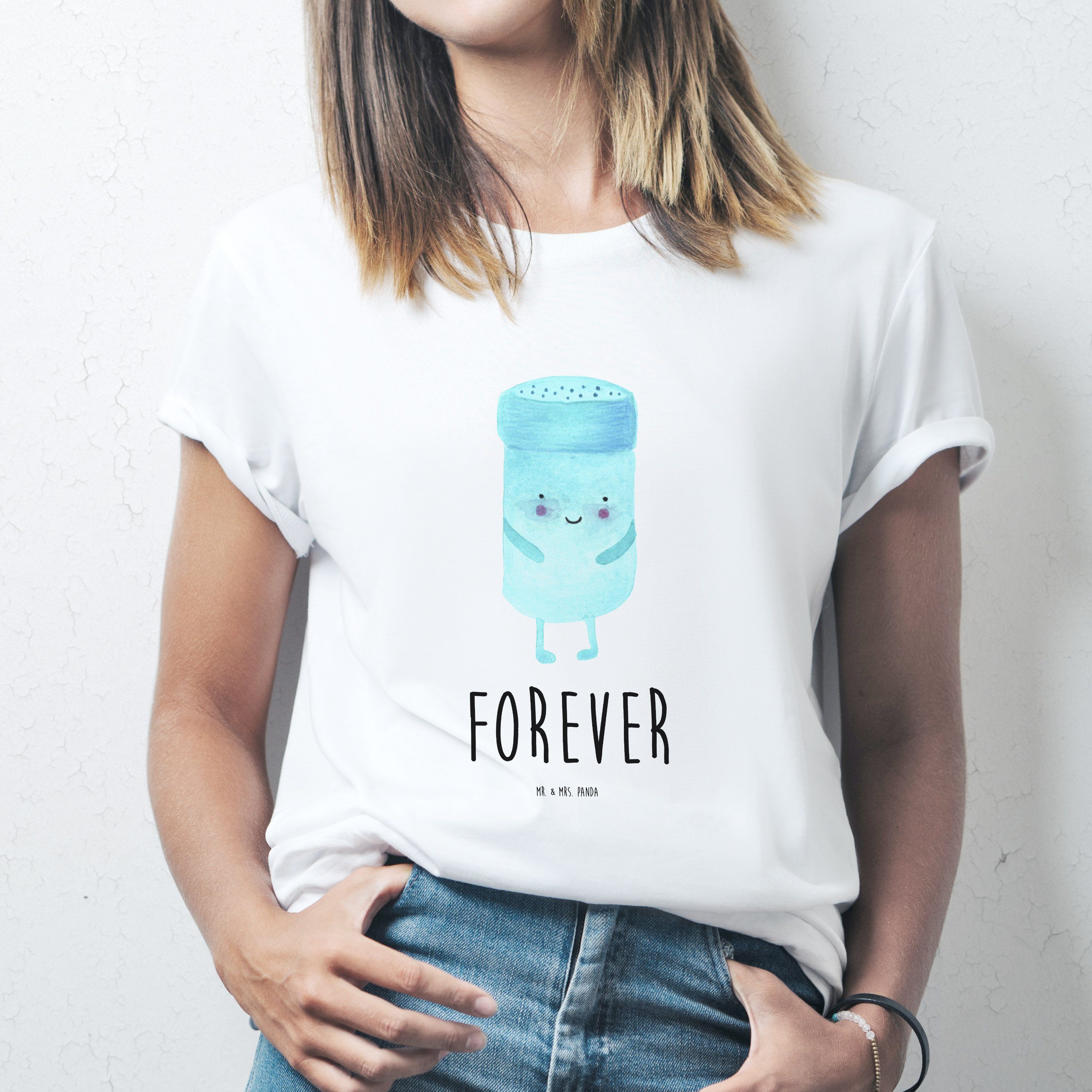 T-Shirt BestFriends-Salt - Weiß - Shirt, T-Shirt (1-tlg)