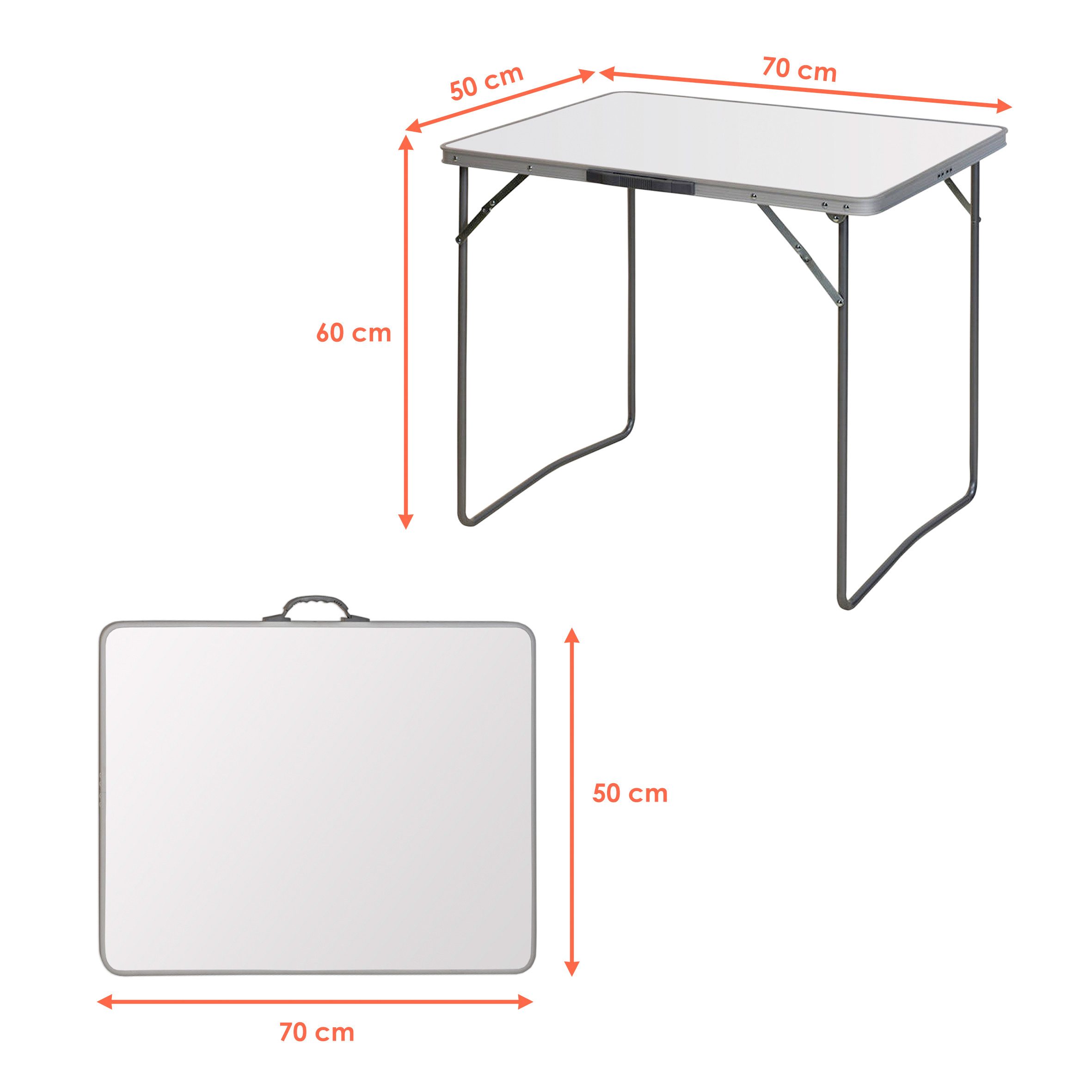 Spetebo Campingtisch Camping Koffertisch klappbar mit günstig online kaufen