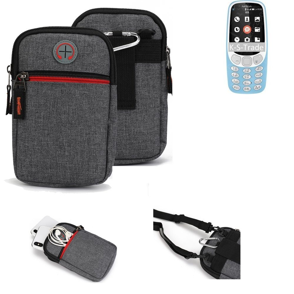 K-S-Trade Handyhülle, Holster Gürtel Tasche kompatibel mit Nokia 3310 4G  Handy Tasche Schutz Hülle grau Zusatzfächer 1x online kaufen | OTTO
